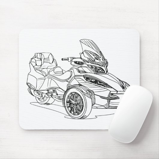 CanAm Spyder RTS 2013 Mousepad (Mit Mouse)