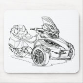 CanAm Spyder RTS 2013 Mousepad (Vorne)