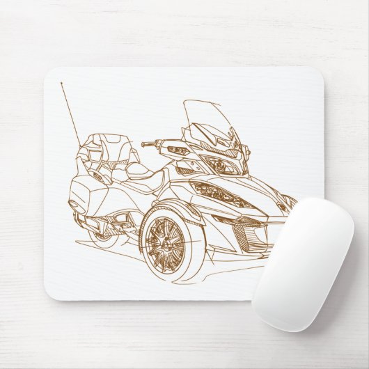 CanAm Spyder RTS 2014 Mousepad (Mit Mouse)