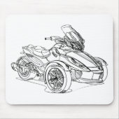 CanAm Spyder ST 2013 Mousepad (Vorne)