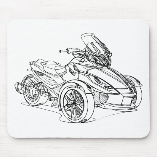 CanAm Spyder ST 2013 Mousepad (Vorne)