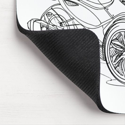 CanAm Spyder Überziehschutzanlage 2013 Mousepad (Ecke)