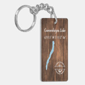 Canandaigua Lake Key Chain Schlüsselanhänger (Vorderseite links)