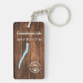 Canandaigua Lake Key Chain Schlüsselanhänger (Rückseite)