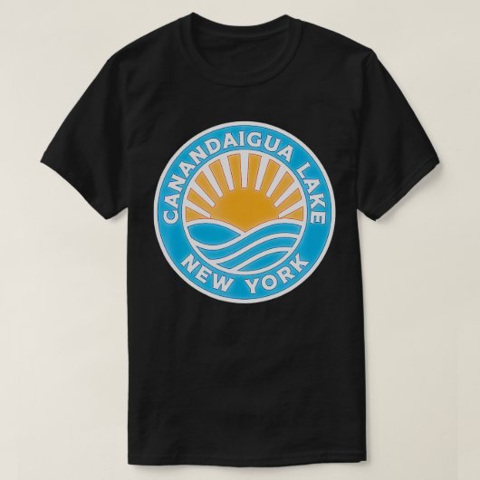 Canandaigua Lake New York Canandaigua Lake T-Shirt (Design vorne)
