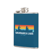 Canandaigua Lake New York Canoe Flachmann (Links)