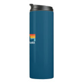 Canandaigua Lake New York Canoe Thermosbecher (Nach rechts gedreht)