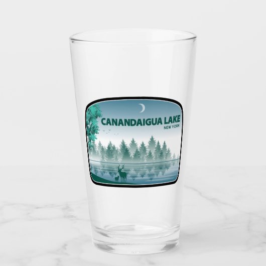 Canandaigua Lake New York Deer Glas (Vorderseite)