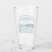 Canandaigua Lake New York Fishing Rod Glas (Rückseite)