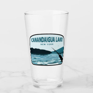 Canandaigua Lake New York Fishing Rod Glas