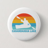 Canandaigua Lake New York Kayak Button (Vorderseite)