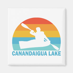 Canandaigua Lake New York Kayak Magnet