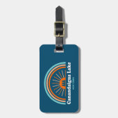 Canandaigua Lake New York Rainbow Gepäckanhänger (Vorderseite vertikal)