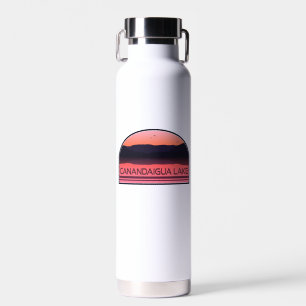 Canandaigua Lake New York Red Sunrise Trinkflasche