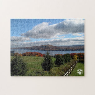 Canandaigua-See im Herbst Puzzle