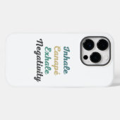 Canapé Exhale Negativity Phone Case (Rückseite (Horizontal))