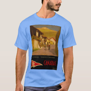 Canarias Vintage Reiseposter T-Shirt