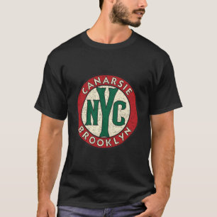 Canarsie Brooklyn Vintage Straßenschild Abgenutzt T-Shirt