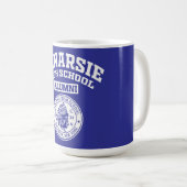 Canarsie High School NY Alumni-Tasse Kaffeetasse (VorderseiteRechts)