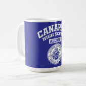 Canarsie High School NY Alumni-Tasse Kaffeetasse (Vorderseite Links)