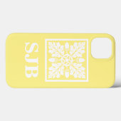Canary Acorn und Leaf Tile Design Case-Mate iPhone Hülle (Rückseite (Horizontal))
