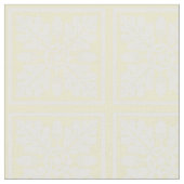 Canary Acorn und Leaf Tile Design Stoff (Nahaufnahme)