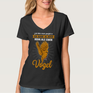 Canary Bird Biologin Songbird Canaries Ornitholog T-Shirt