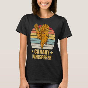 Canary Bird Biologin Songbird Canaries Ornitholog T-Shirt
