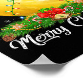 Canary Bird Lover Matching Weihnachtsmannmütze Can Poster (Ecke)