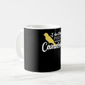 Canary Funny Canary Birds Kaffeetasse (Vorderseite Links)