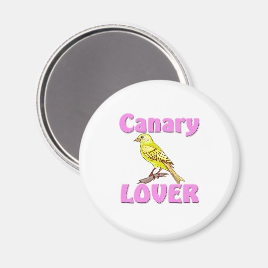 Canary Lover Magnet (Vorderseite/Rückseite)