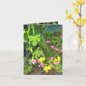 Canary & RedStar Note Card Karte (Gelbe Blume)