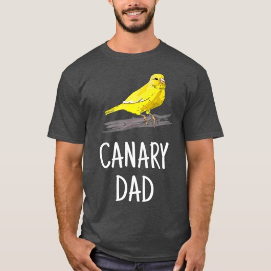 Canary Vater Pet Bird Canary Lover Geschenk für Va T-Shirt (Vorderseite)