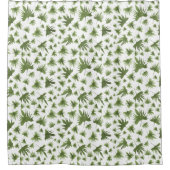 Canary Vine Blätter Duschvorhang (Vorderseite)