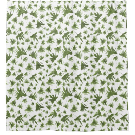 Canary Vine Blätter Duschvorhang (Vorderseite)
