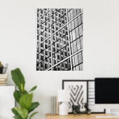 Canary Wharf London Abstrakt Poster (Heimbüro)