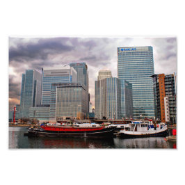 Canary Wharf London Docklands England Fotodruck