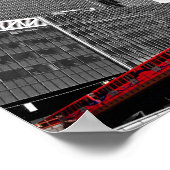 Canary Wharf London Docklands England Poster (Ecke)