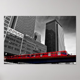 Canary Wharf London Docklands England Poster