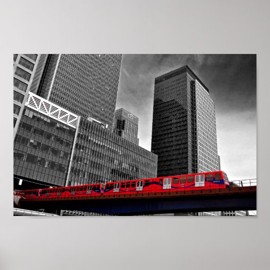 Canary Wharf London Docklands England Poster (Vorne)