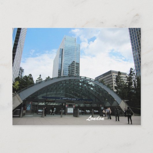Canary Wharf, London Postcard Postkarte (Vorderseite)