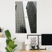 Canary Wharf, London Poster (Heimbüro)