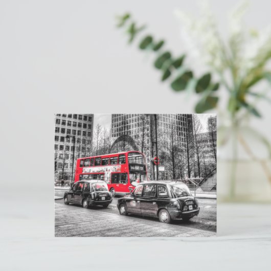 Canary Wharf London Postkarte (Stehend Vorderseite)