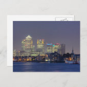 Canary Wharf Postkarte (Vorne/Hinten)