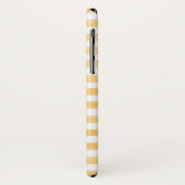Canary Yellow and Stripe Apple iPhone X Case (Hinten/Links)