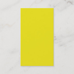 Canary Yellow Bright Fashion Color Trend 2014 Visitenkarte