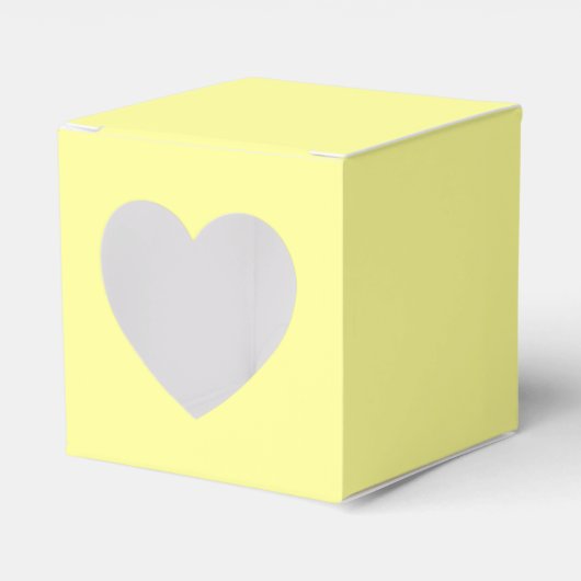 Canary Yellow Heart Geschenkschachtel (Vorderseite)