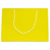 Canary Yellow Large Gift Bag - glänzend Große Geschenktüte (Vorderseite)