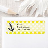 Canary Yellow Polka Dots; Anker (Insitu)