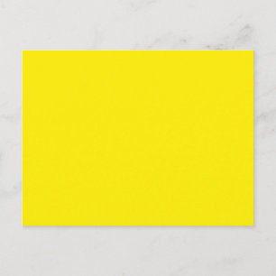 Canary Yellow Postkarte